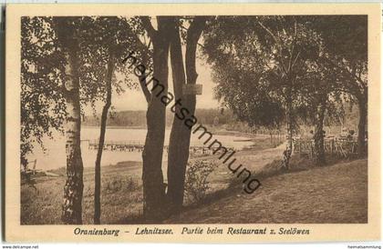 Oranienburg - Lehnitzsee - Restaurant zum Seelöwen