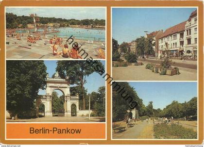 Berlin - Pankow- Freibad - Bürgerpark etc. - Verlag Bild und Heimat 1986 gel. 1990