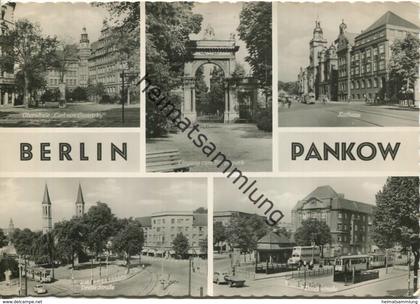 Berlin - Pankow - Vinetastrasse - Breite Strasse etc. - Foto-AK Grossformat 1960 - Verlag H. Sander Berlin gel. 1960