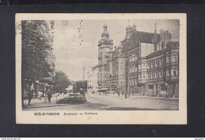 Dt. Reich AK Berlin Pankow Breitestrasse 1921