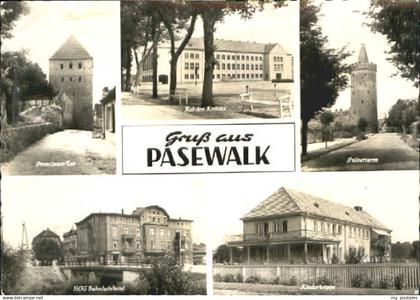 70091550 Pasewalk Pasewalk Tor Turm Hotel Kinderkrippe o