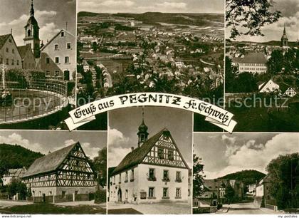 73736282 Pegnitz Panorama Motive Innenstadt Kirche Fachwerkhaus Pegnitz