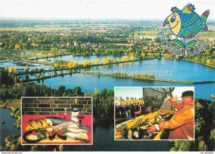 74027689 Peitz Panorama Peitzer Land Deutschlands groesste Teichlandschaft Fisch