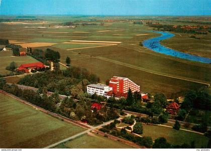 Petershagen Weser Fliegeraufnahme Weserland Klinik