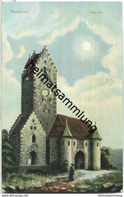 Pfullendorf - Ober-Tor - signiert M. Hofmann 1906 - Verlag Martin Siegle Pfullendorf