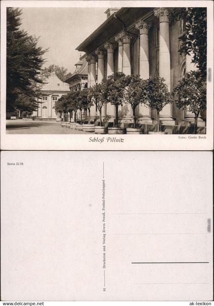 Ansichtskarte Pillnitz Schloss Pillnitz 1964