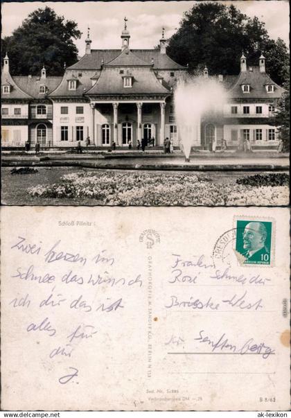 Ansichtskarte Pillnitz Schloss Pillnitz xxx 1962