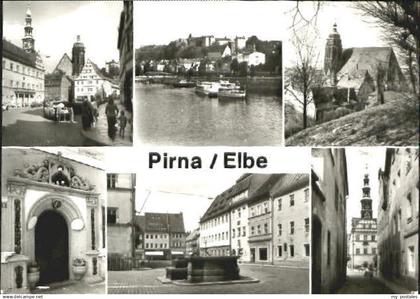 70089395 Pirna Pirna Markt Schloss Hotel Rathaus x 1983