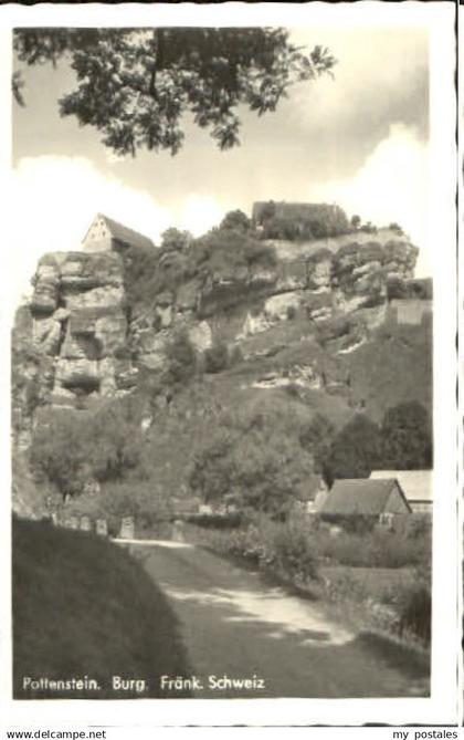 70107908 Pottenstein Oberfranken Pottenstein Burg