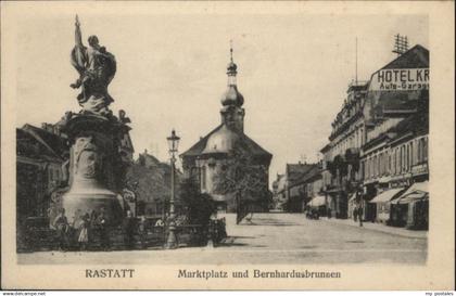 70866577 Rastatt Rastatt Marktplatz Bernhardusbrunnen *