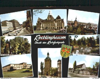 70080009 Recklinghausen Westfalen Recklinghausen Burg Bad Kirche  x 1961