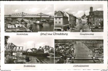 70119746 Rendsburg Rendsburg Drehbruecke Hochbruecke x 1957 Rendsburg