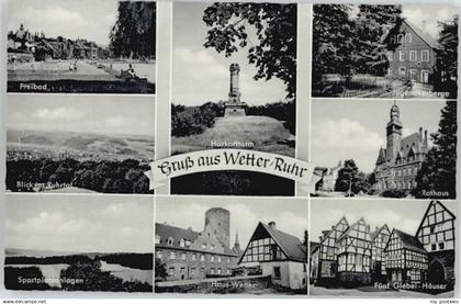 70133310 Wetter Ruhr Wetter Ruhr Harkortturm Haus Wetter Jugendherberge *