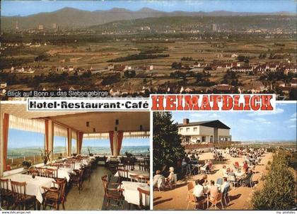 72369471 Bornheim Rheinland Hotel Restaurant Heimatblick Blick Bonn Siebengebirg