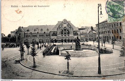 Allemagne - RHENANIE DU NORD WESTPHALIE - RACHEN - bahnhoplatz