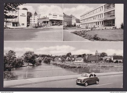 Ansichtskarte Kirchlengern Westfalen Eisebrücke Amtshaus n. Moers