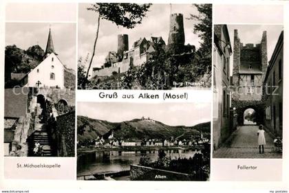 43348907 Alken Koblenz Michaelskapelle Fallertor Burg Thurandt Alken Koblenz