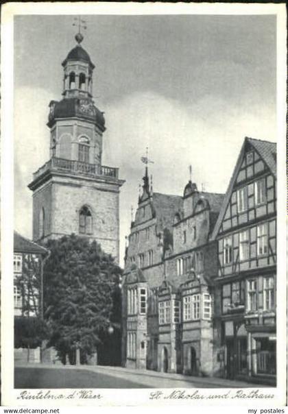 70122603 Rinteln Rinteln Rathaus St. Nikolai x 1954