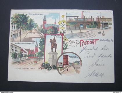Berlin, Rixdorf, Schöne Karte um 1903