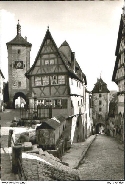 70097877 Rothenburg Tauber Rothenburg Tauber Ploenlein Rothenburg