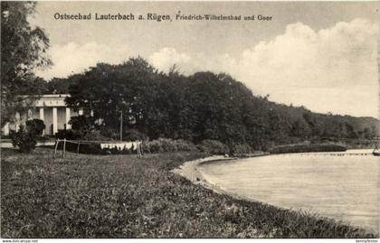 Seebad Lauterbach a. Rügen, Friedrich-Wilhelmsbad und Goor