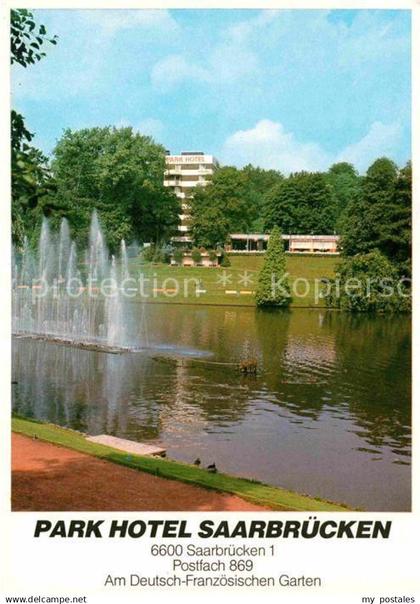 72723974 Saarbruecken Park Hotel Saarbruecken mit Teich