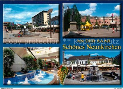 73180049 Neunkirchen Saar Platz am Saarparkcenter Denkmal Brunnen Neunkirchen Sa