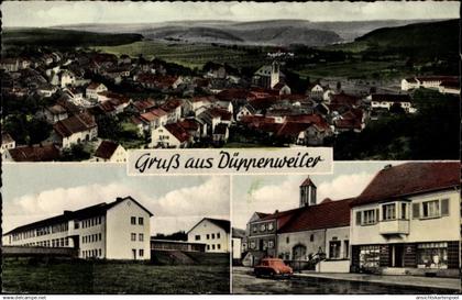 CPA Düppenweiler Beckingen im Kreis Merzig Wadern, Totalansicht, Anna Krämer Schreibwaren