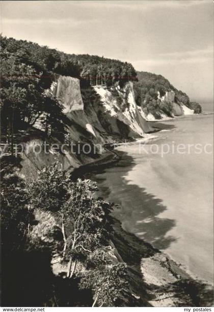 Sassnitz Ostseebad Ruegen Kreidesteilkueste zwischen Sassnitz und Stubbenkammer