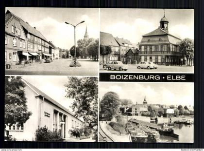 Boizenburg Kr. Hagenow, Rathaus, Kulturhaus "Kurt Bürger", Hafen