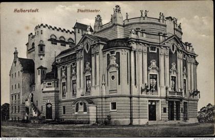 CPA Halberstadt Saxe Anhalt, Stadttheater