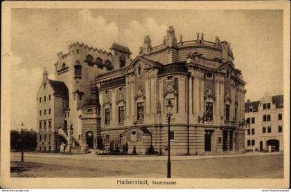 CPA Halberstadt Saxe Anhalt, Stadttheater