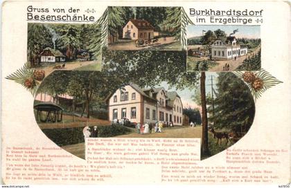 Burkhardtsdorf - Gruss von der Besenschänke
