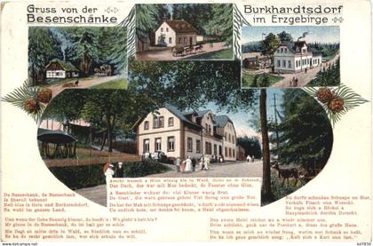 Burkhardtsdorf im Erzgebirge - Gruss von der Besenschänke