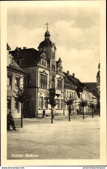 CPA Ostritz in der Oberlausitz, Rathaus