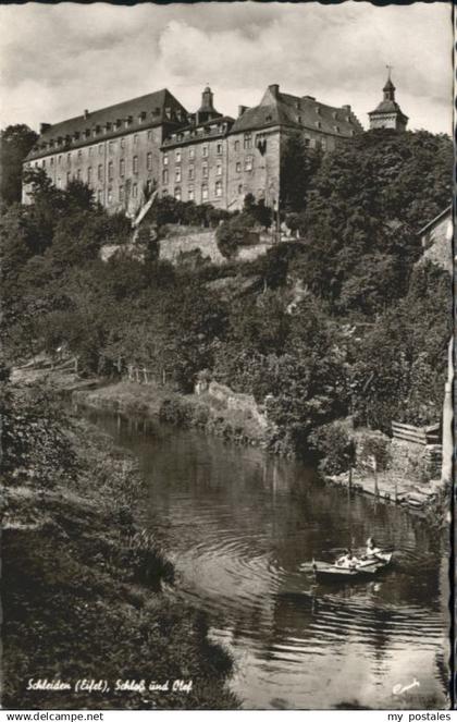 70842427 Schleiden Eifel Schleiden Schloss Boot x