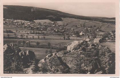 AK Querbach Przecznica Blick Hirschstein a Friedeberg Mirsk Rabishau Gieren Giehren Krobsdorf Bad Flinsberg Isergebirge