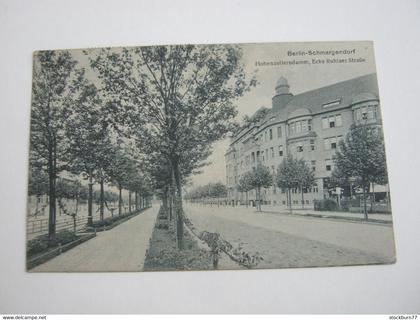 BERLIN Schmargendorf  , Strasse ,  Schöne  Karte um 1921