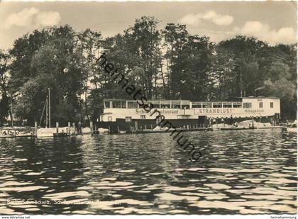 Berlin - Schmöckwitz - Schiffrestaurant Strandlust - Foto-AK Grossformat 1963 - Postkartenverlag Kurt Mader Berlin-Karls