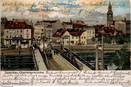 Spandau - Charlottenbrücke - Litho