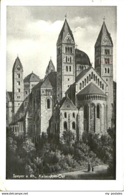 70111240 Speyer Rhein Speyer Dom x 1953