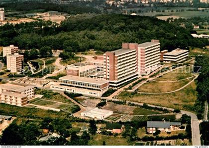 73128502 Stade Niederelbe Fliegeraufnahme Hauptschwerpunktkrankenhaus Stade