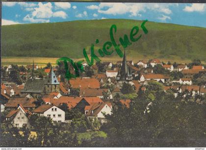 Neustadt Hessen, Ansicht mit Junker-Hansen-Turm, um 1990