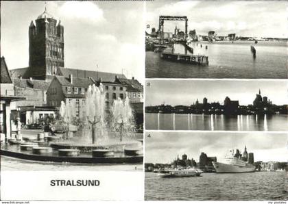 70092427 Stralsund Mecklenburg Vorpommern Stralsund Bruecke Hafen