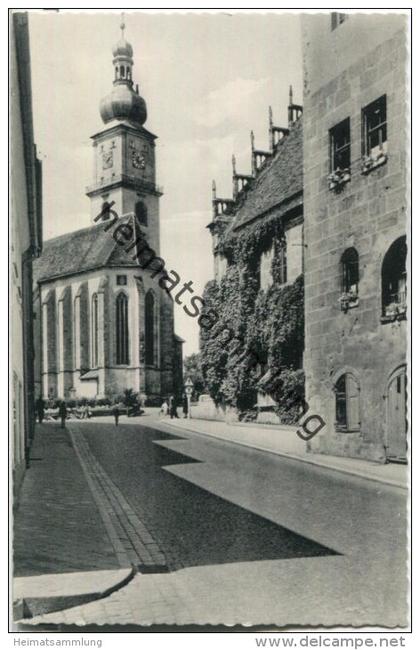 Sulzbach-Rosenberg - Blick zur Kirche