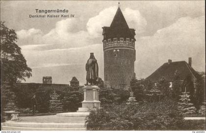 70865927 Tangermuende Tangermuende Denkmal Kaiser Karl *