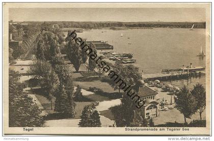 Berlin-Tegel - Strandpromenade - Verlag W. Meyerheim Berlin 1929