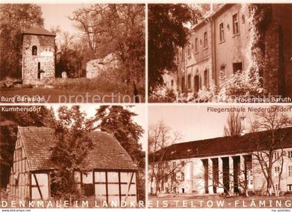 73723130 Teltow Burg Baerwalde Frauenhaus Baruth Kummersdorf Fliegerschule Niede