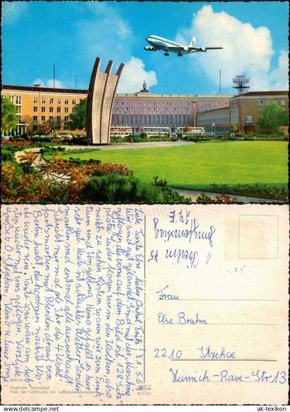 Ansichtskarte Tempelhof-Berlin Flughafen Tempelhof 1969