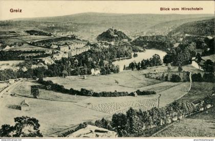 CPA Greiz im Vogtland Thüringen, Blick vom Hirschstein.